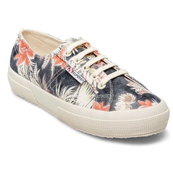superga floral sneakers